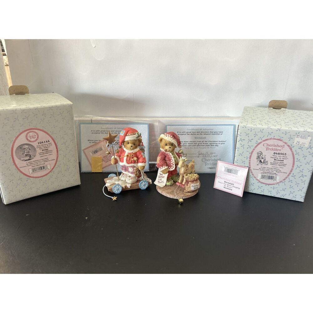 Cherished Teddies Lot Ricky Wendall 104144 848565